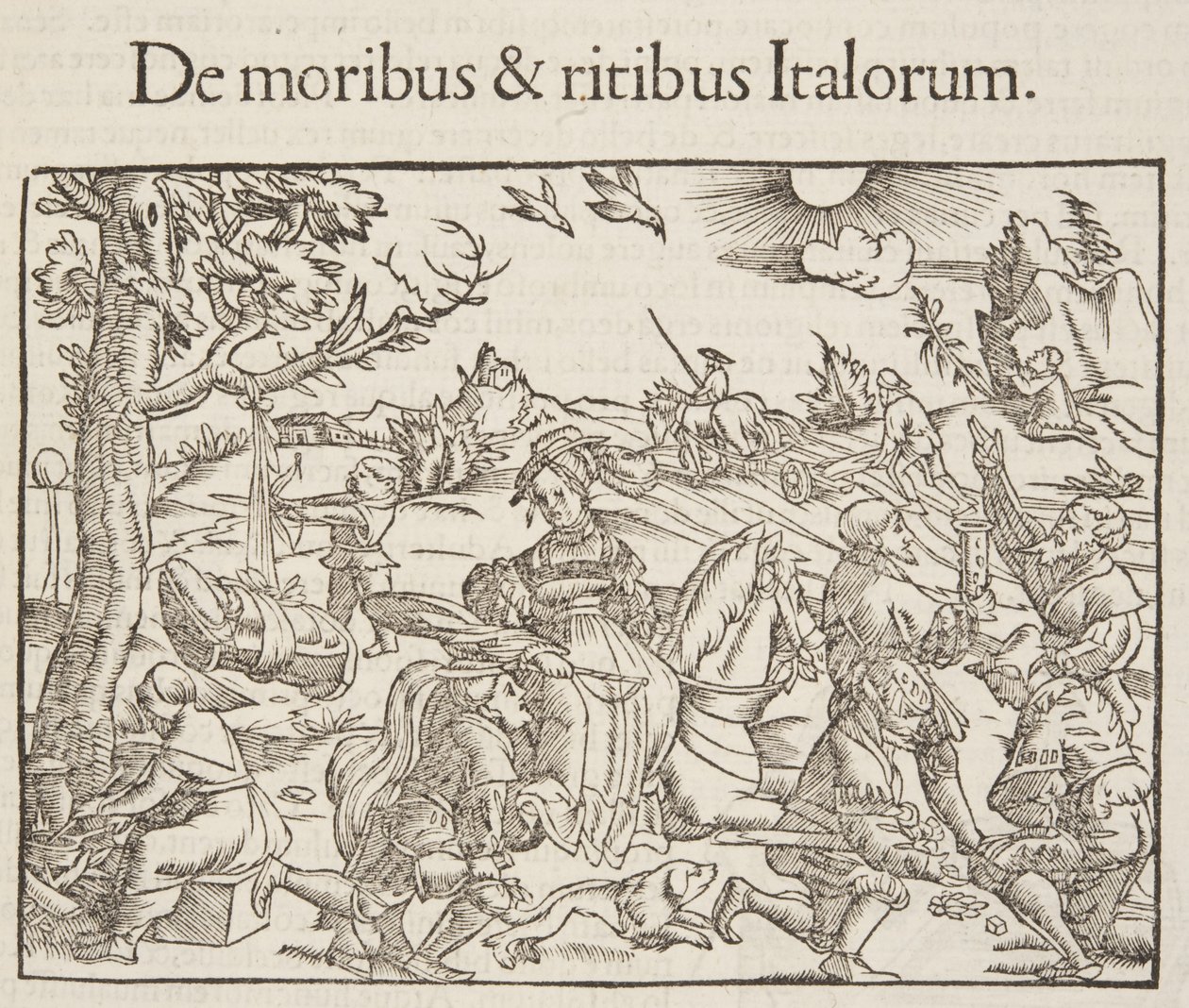 Cosmographia, dettaglio del Fol 201, 1544 da Sebastian Munster