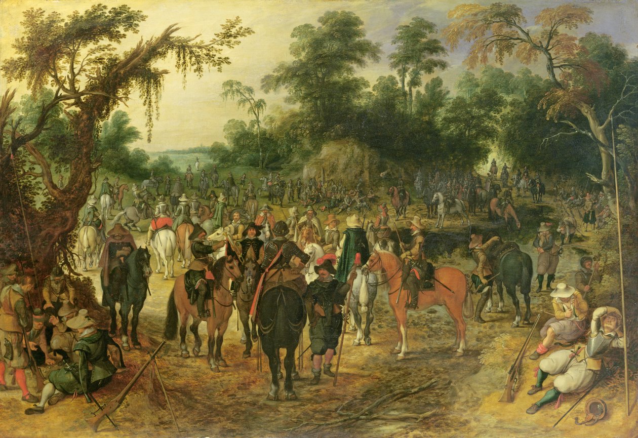 Scena di campo da Sebastian Vrancx
