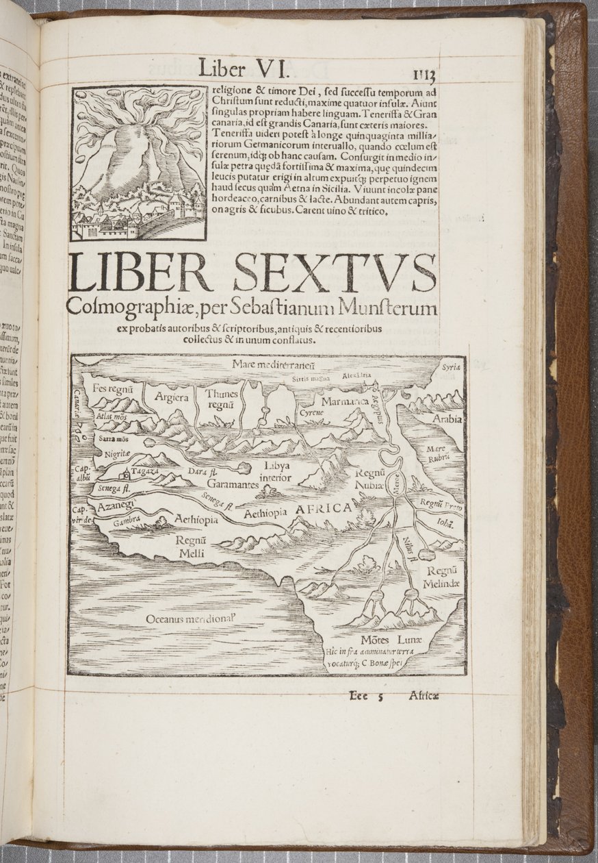 Cosmographia, Col 1113, 1544 da Sebastian Munster