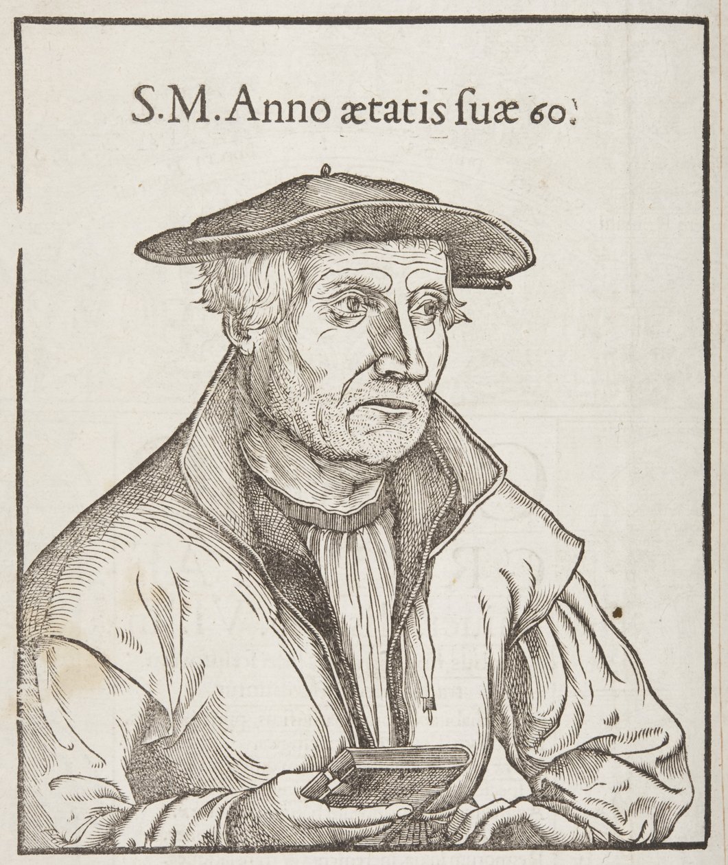 Cosmographia, retro della pagina del titolo, 1544 da Sebastian Munster