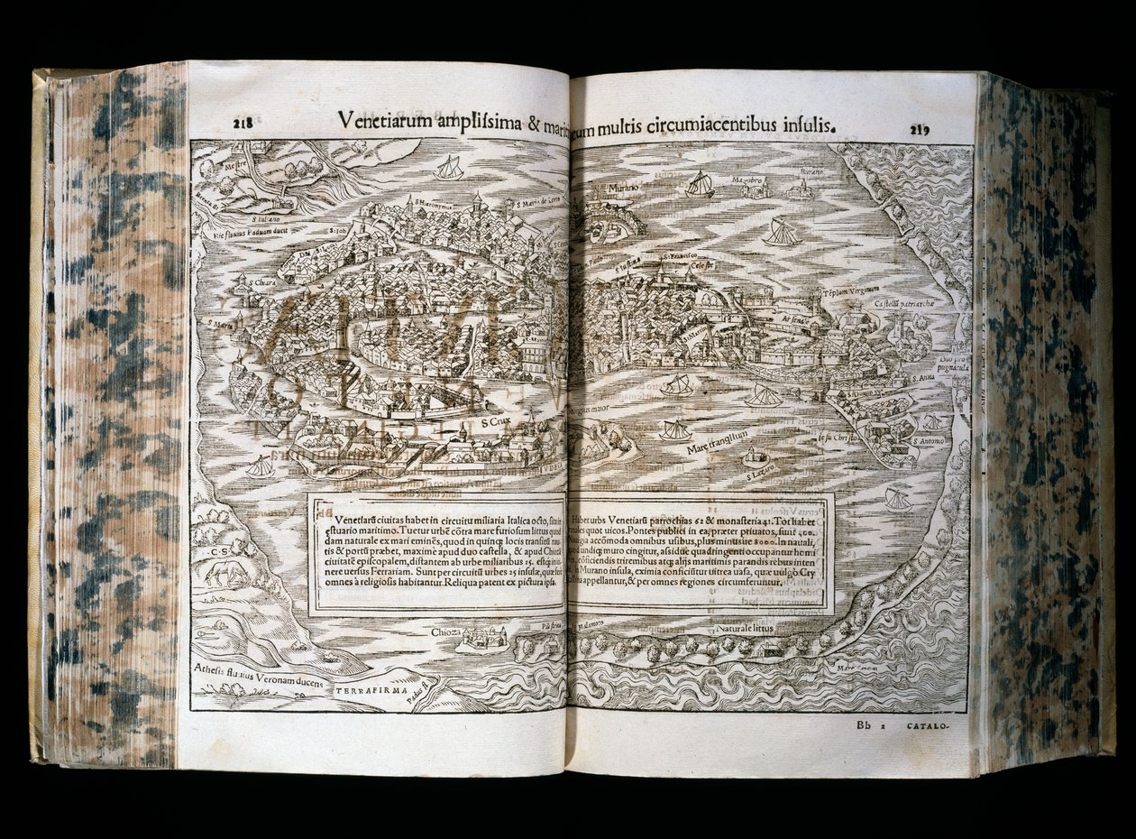 Venezia, illustrazione da Cosmographia, di Sebastian Munster da Sebastian Munster