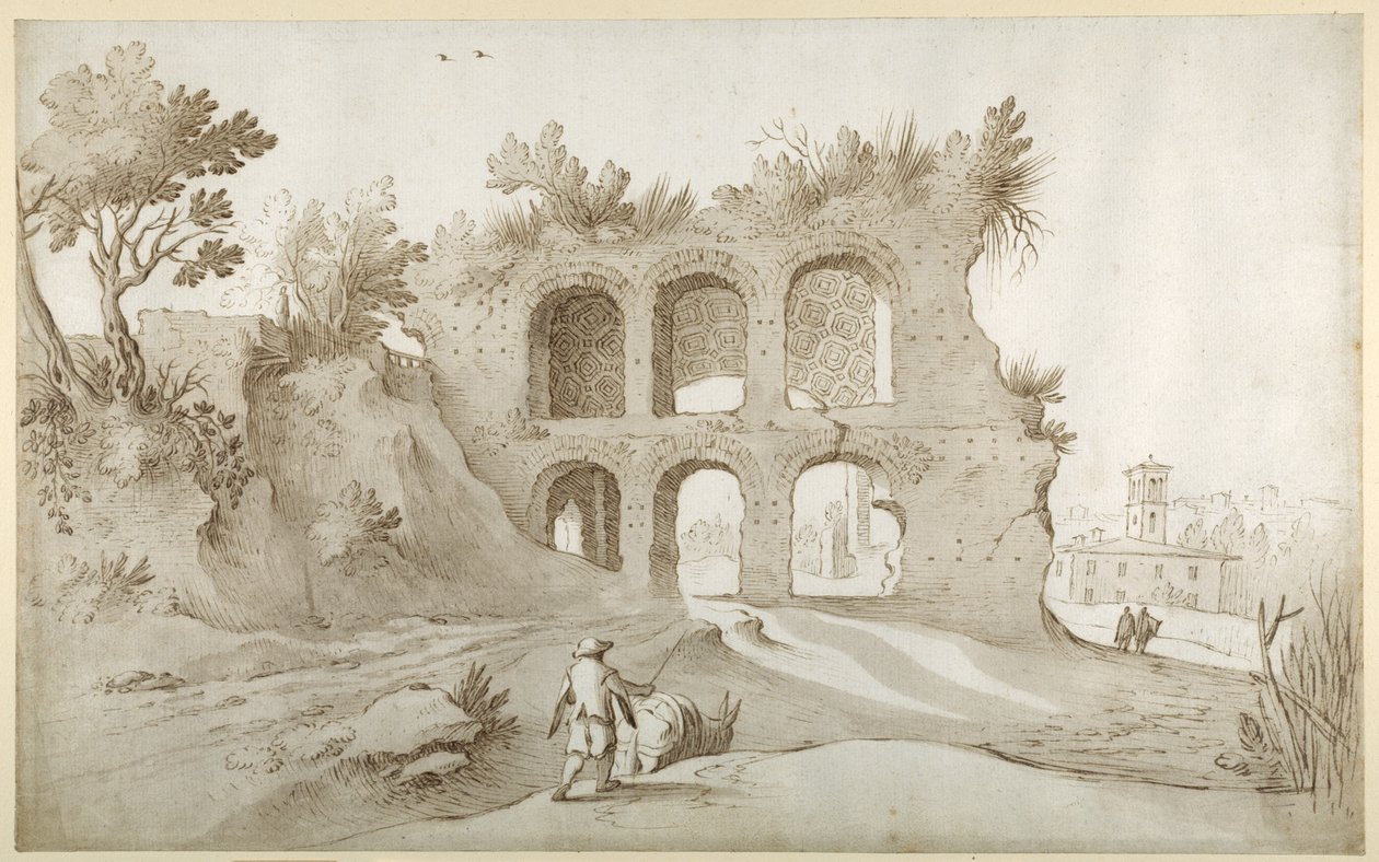 Basilica di Costantino. Parete d