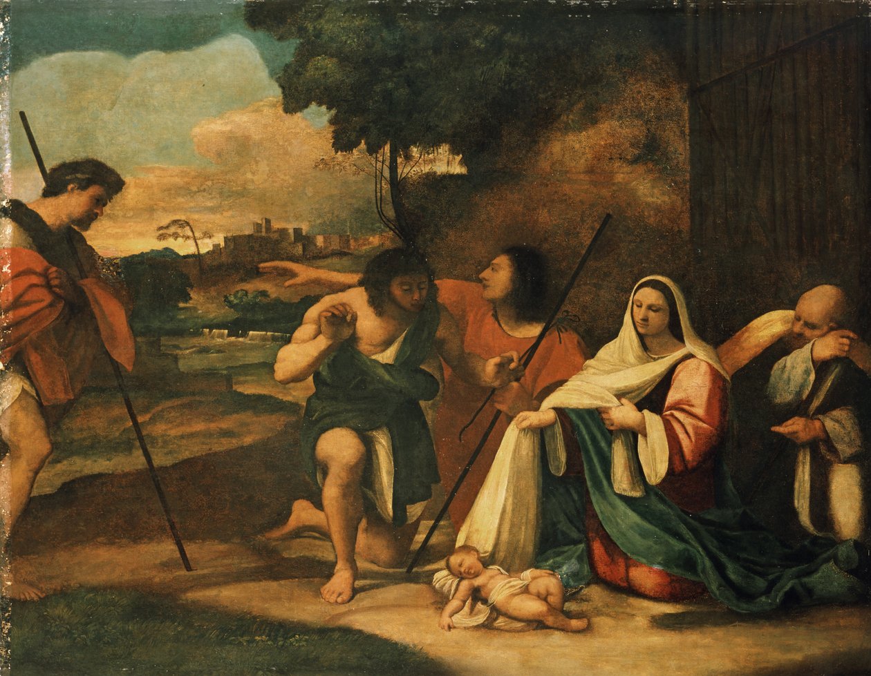 Adorazione dei pastori, Pre-conservazione, 1510 da Sebastiano del Piombo