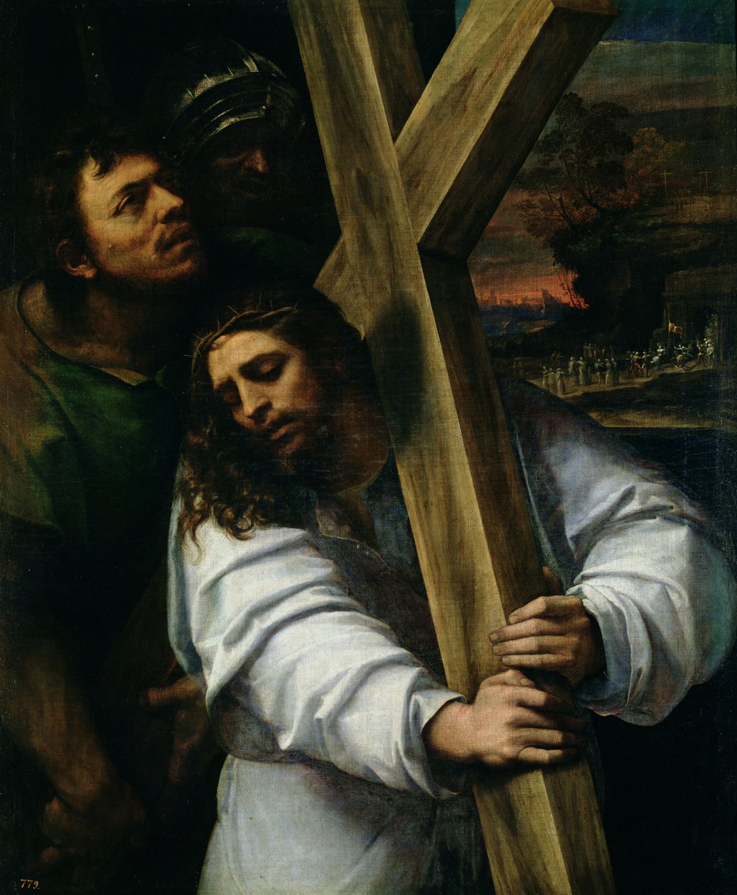 Gesù che porta la croce, c.1535 da Sebastiano del Piombo