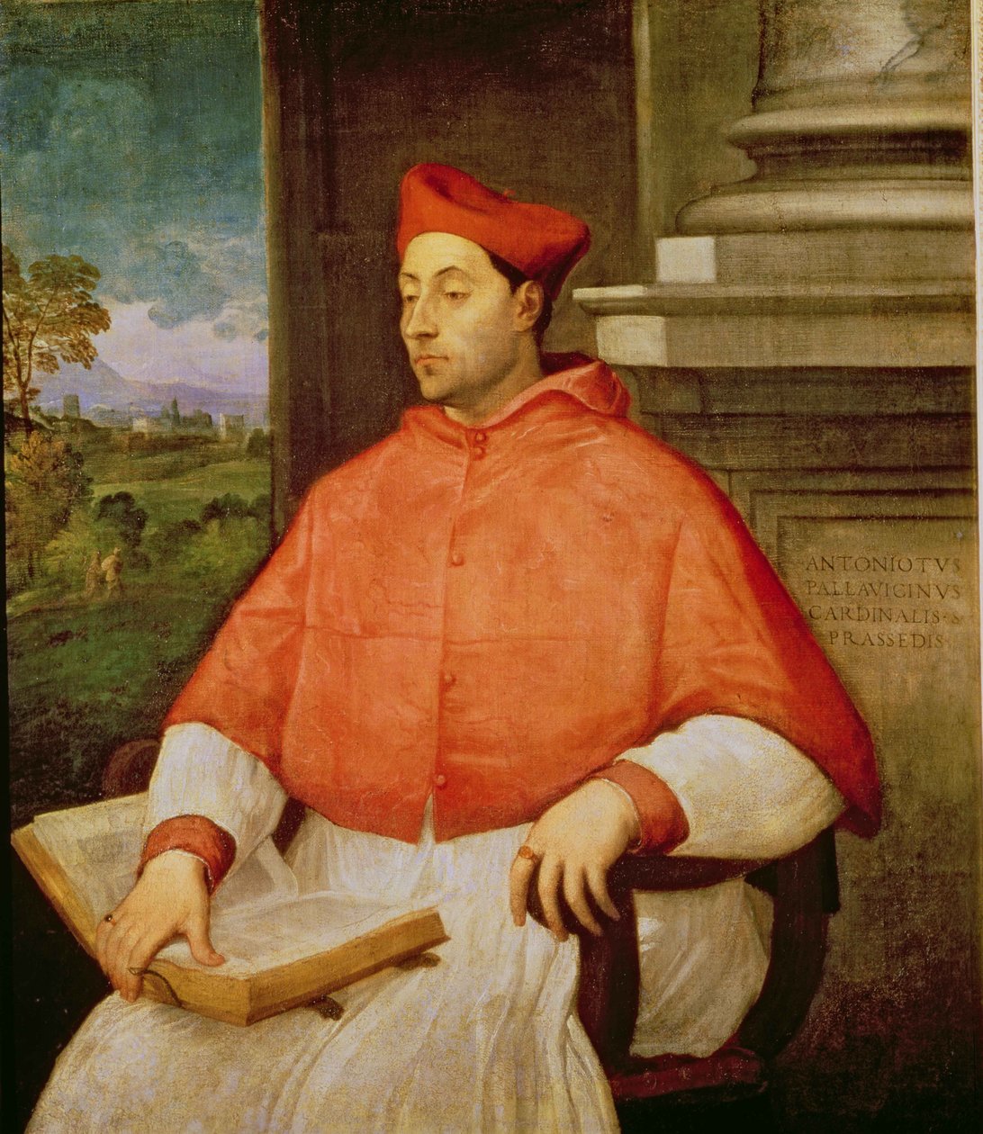 Ritratto del cardinale A. Pallavicini, 1512 da Sebastiano del Piombo
