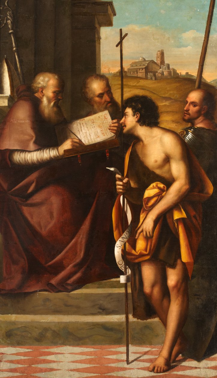 San Giovanni Battista, San Giovanni Crisostomo, San Giovanni Evangelista e San Teodoro da Sebastiano del Piombo
