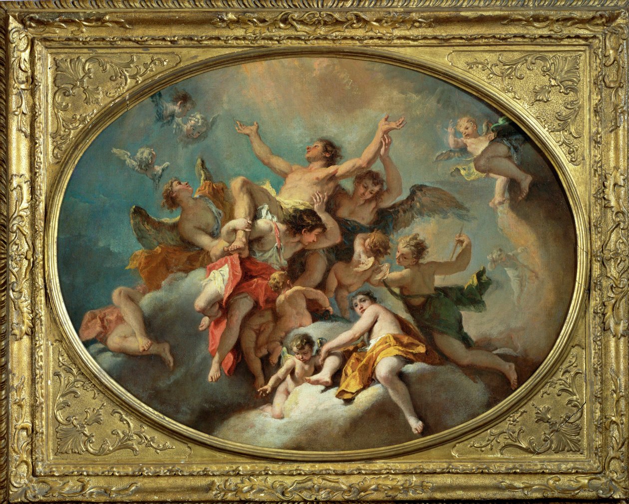 La glorificazione di San Sebastiano ... da Sebastiano (attr. to) Ricci