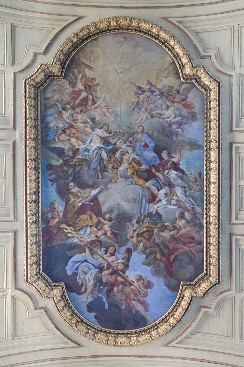 Apoteosi di Santa Cecilia da Sebastiano Conca
