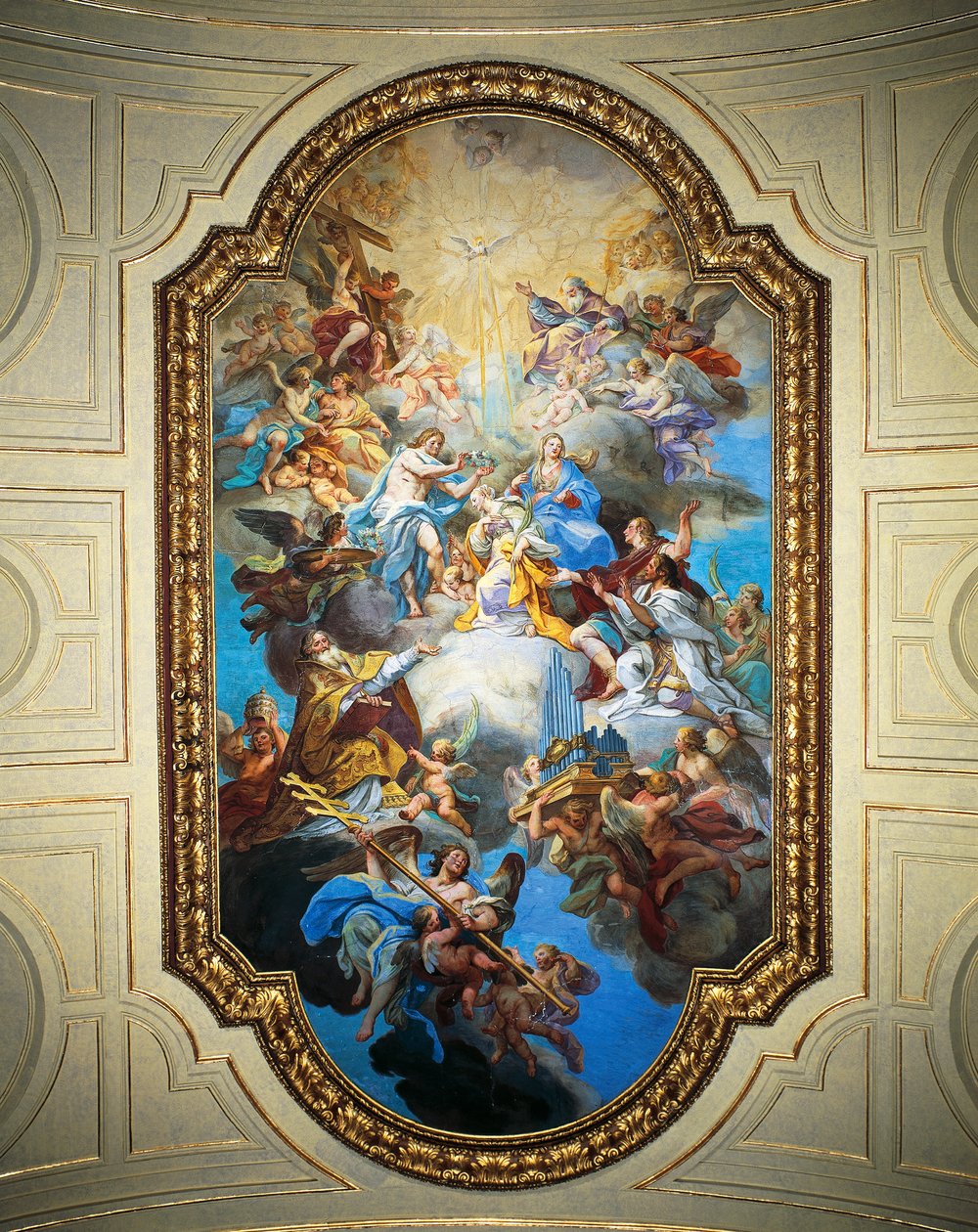 Incoronazione di Santa Cecilia da Sebastiano Conca