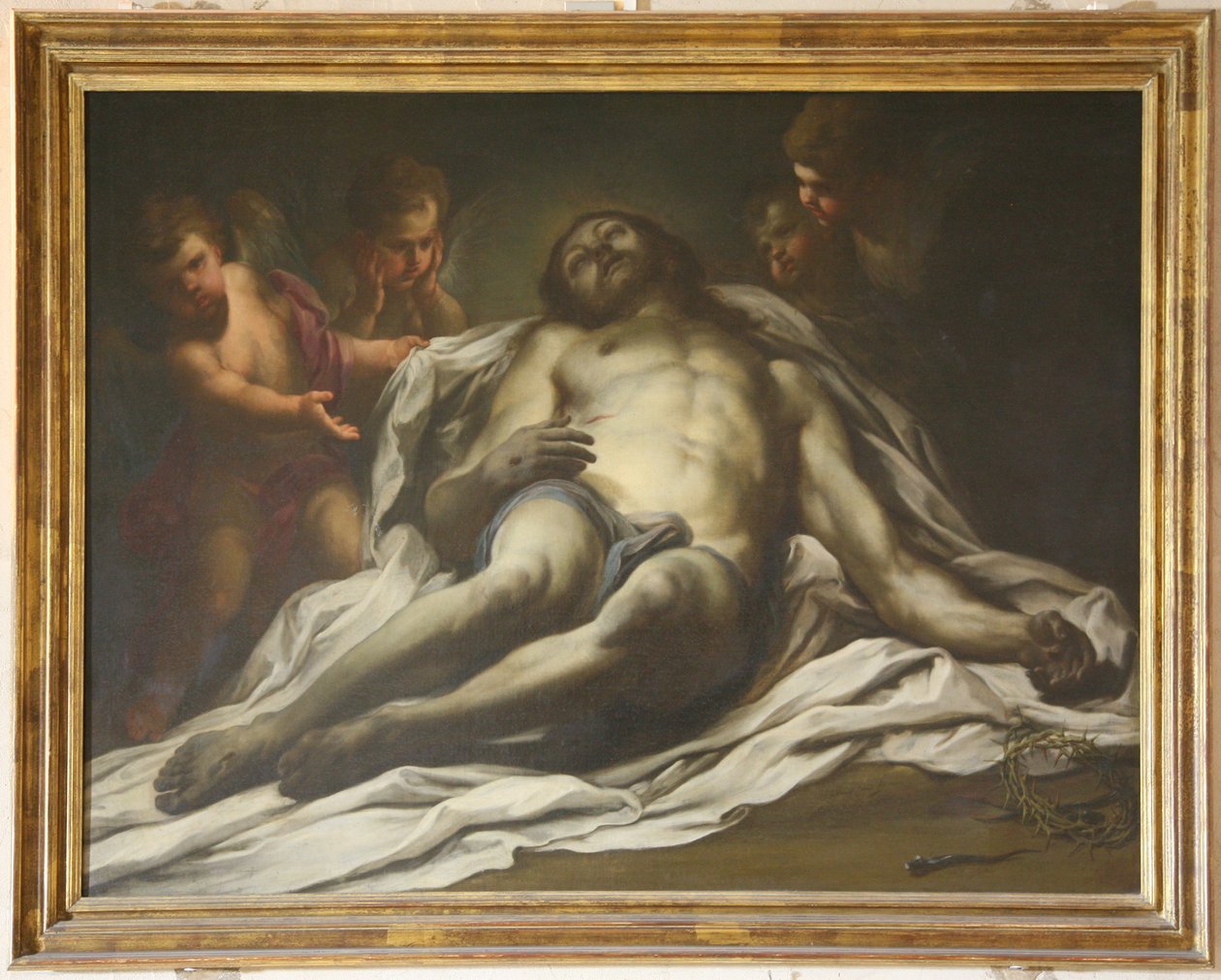Francese:  Il Cristo morto da Sebastiano Conca