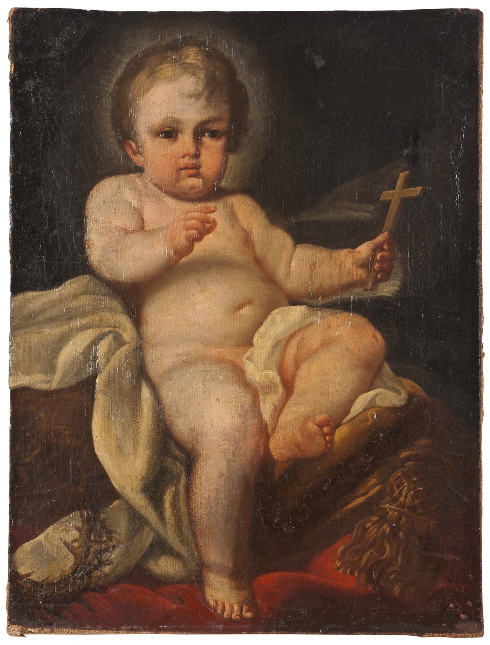 Das Christkind mit einem Kreuz da Sebastiano Conca
