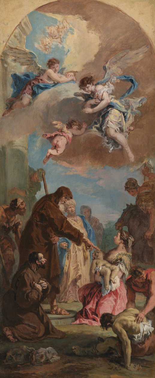 Un miracolo di San Francesco di Paola da Sebastiano Ricci
