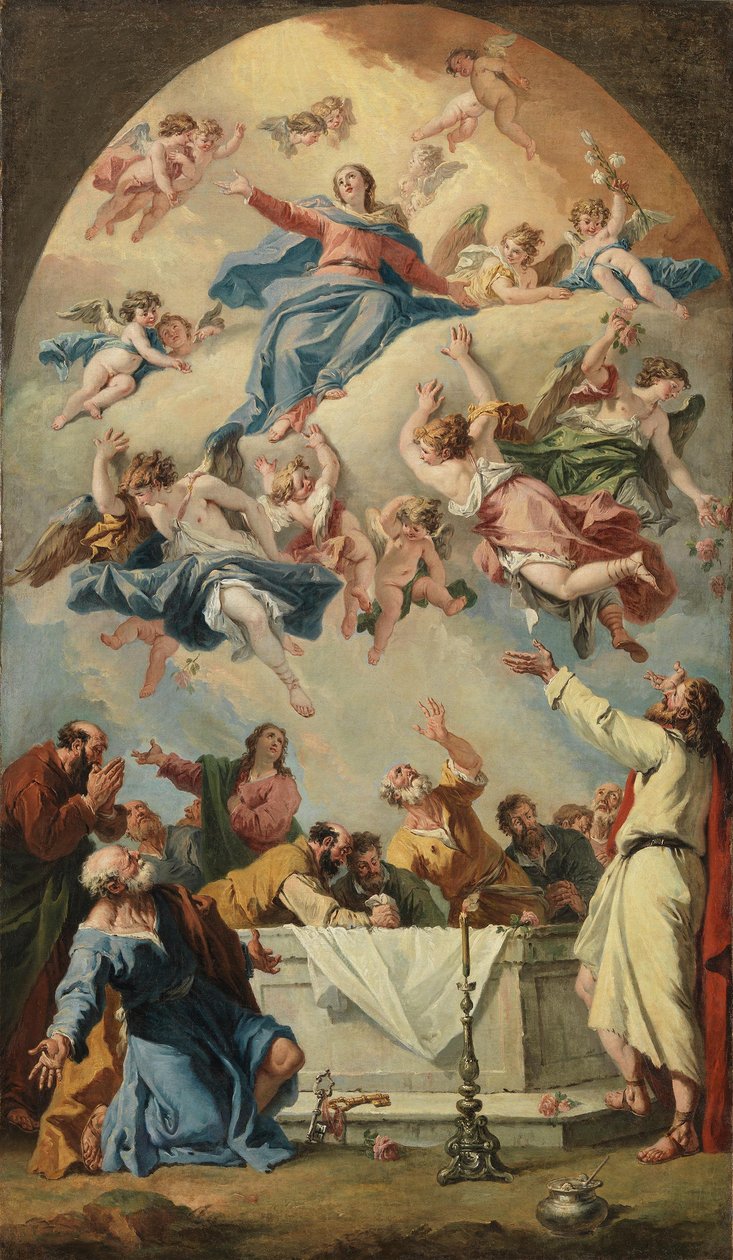 Die Himmelfahrt Mariens da Sebastiano Ricci