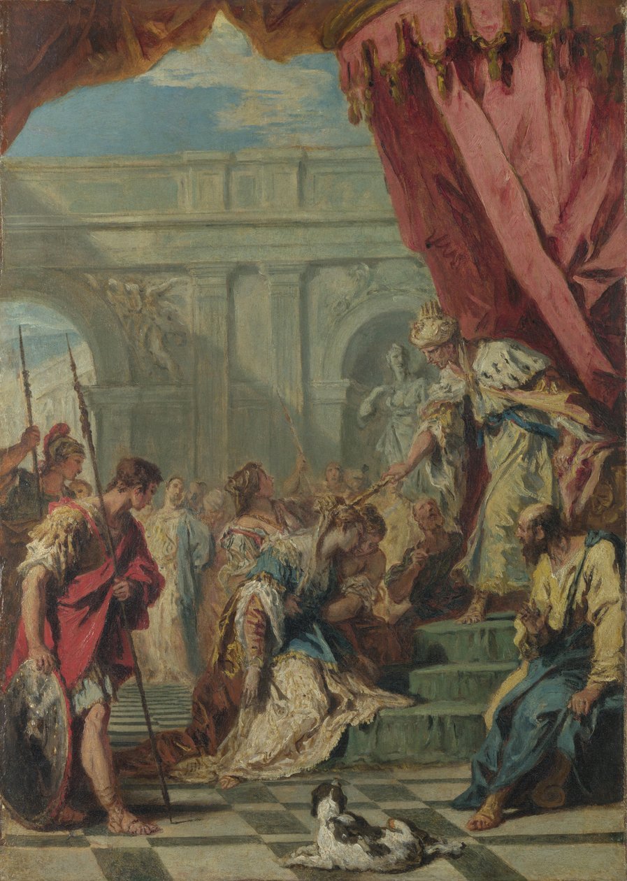 Ester davanti ad Assuero, ca 1730 da Sebastiano Ricci