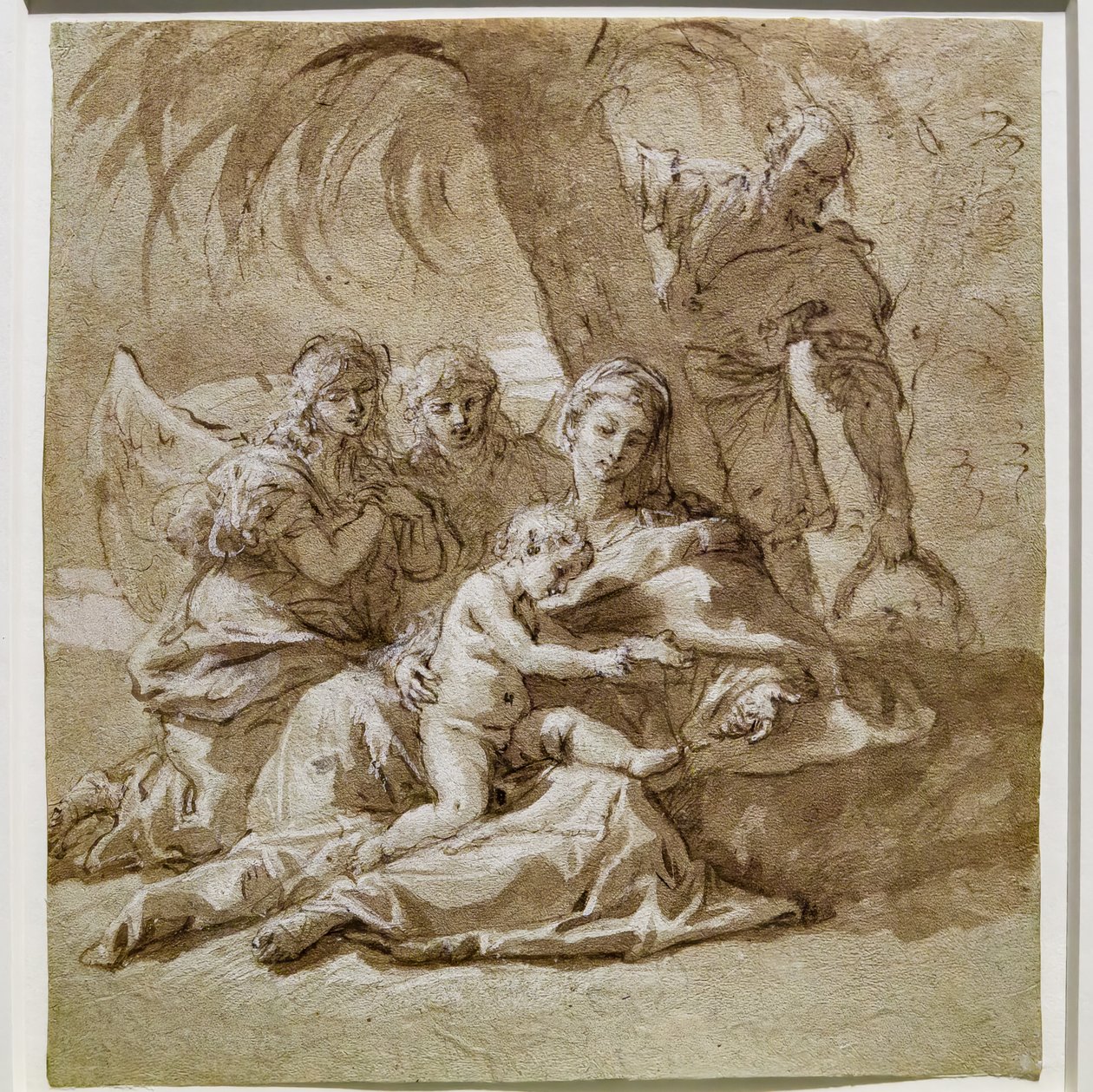 Riposo durante la fuga in Egitto da Sebastiano Ricci