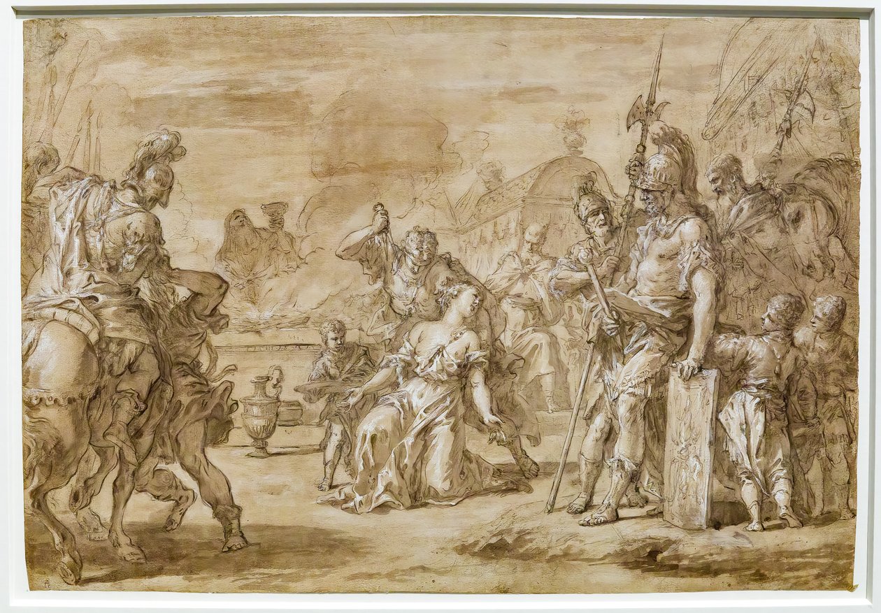 Sacrificio di Polissena da Sebastiano Ricci
