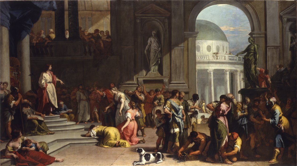 Susanna davanti a Daniele da Sebastiano Ricci