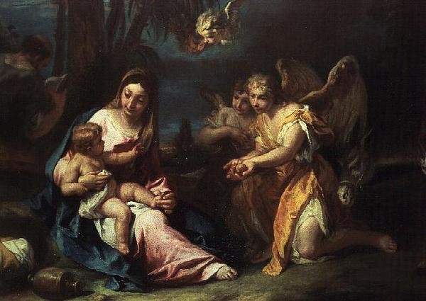 Il Riposo durante la Fuga in Egitto da Sebastiano Ricci