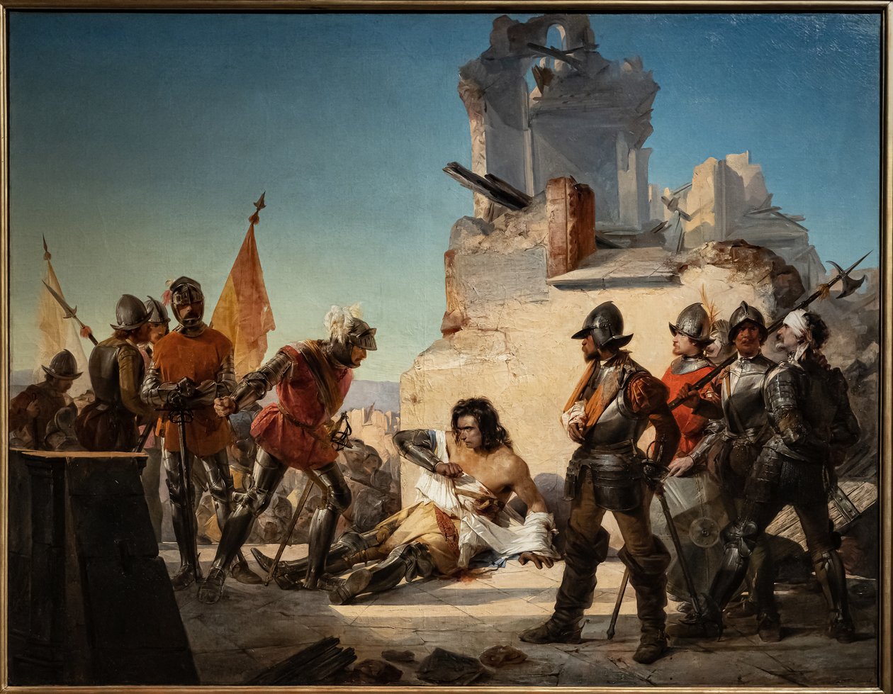 La morte di Francesco Ferrucci a Gavinana da Sebastiano de Albertis