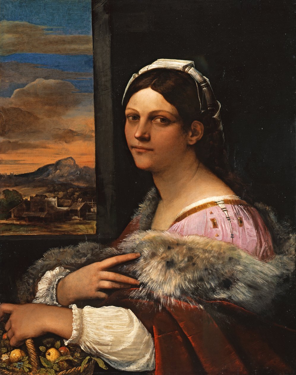 Ritratto di giovane donna romana da Sebastiano del Piombo