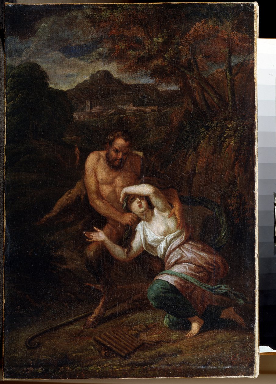 Pan e la ninfa Siringa da Sébastien Bourdon