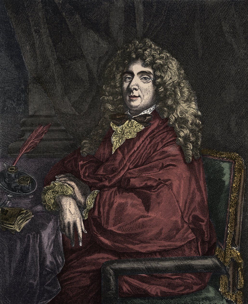 Ritratto di Jean-Baptiste Poquelin detto Moliere da Sébastien Bourdon