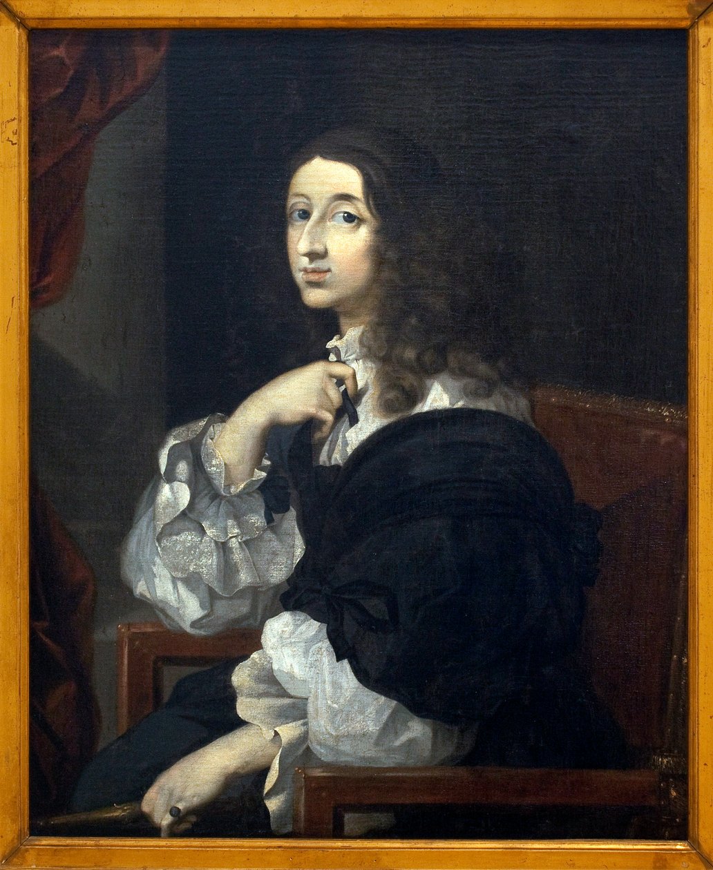 Ritratto della regina Cristina di Svezia (Kristina Vasa) da Sébastien Bourdon