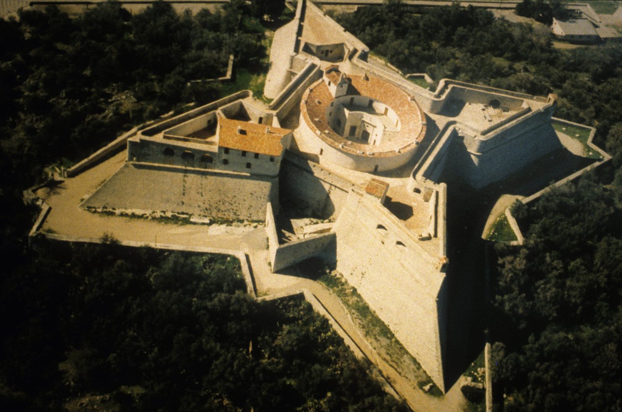 Forte quadrato ad Antibes, fortificazione di Vauban (XVII secolo) da Sebastien Le Prestre de Vauban