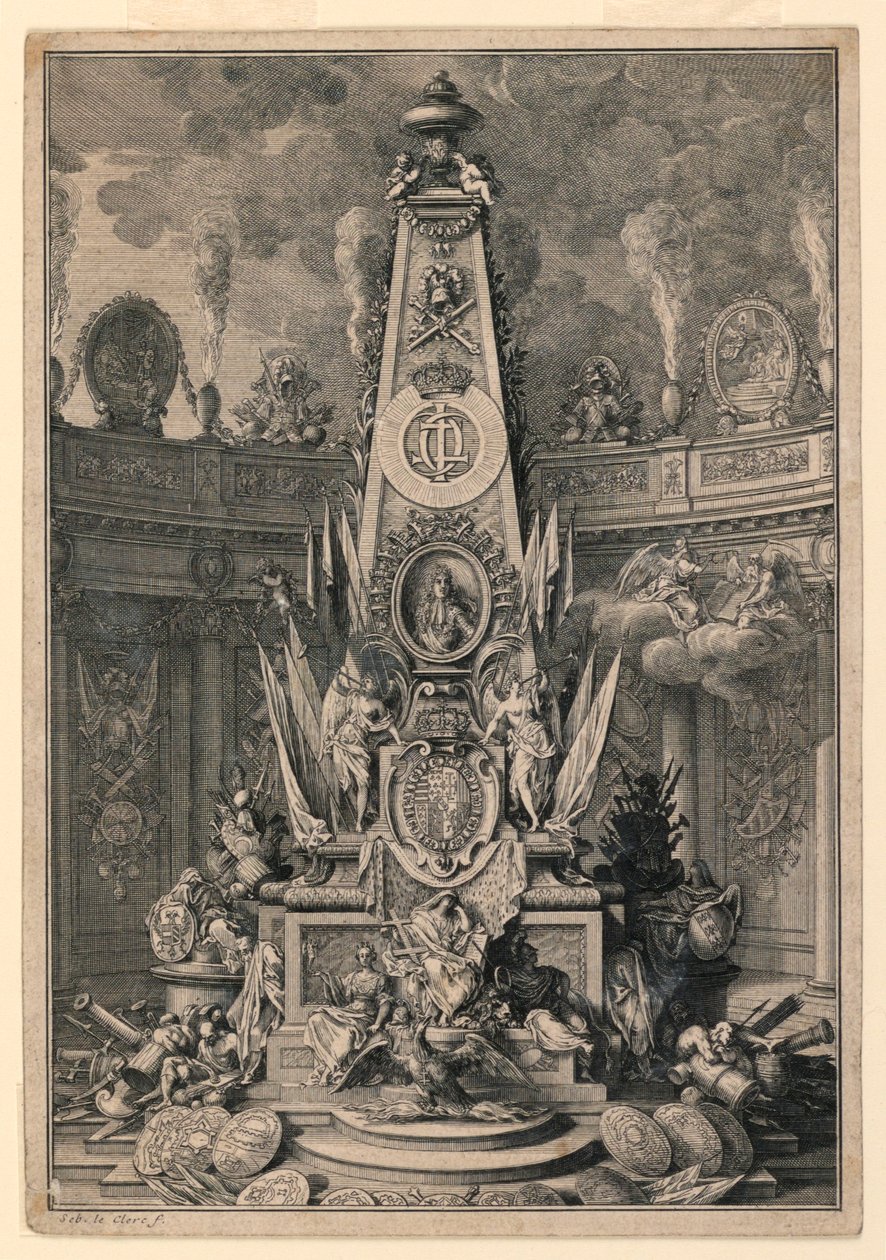 Monumento funebre di Carlo IV di Lorena da Sebastien Leclerc