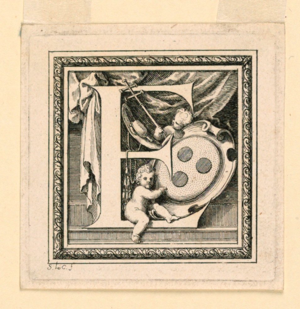 Lettera E, per la "Histoire générale de la Maison d
