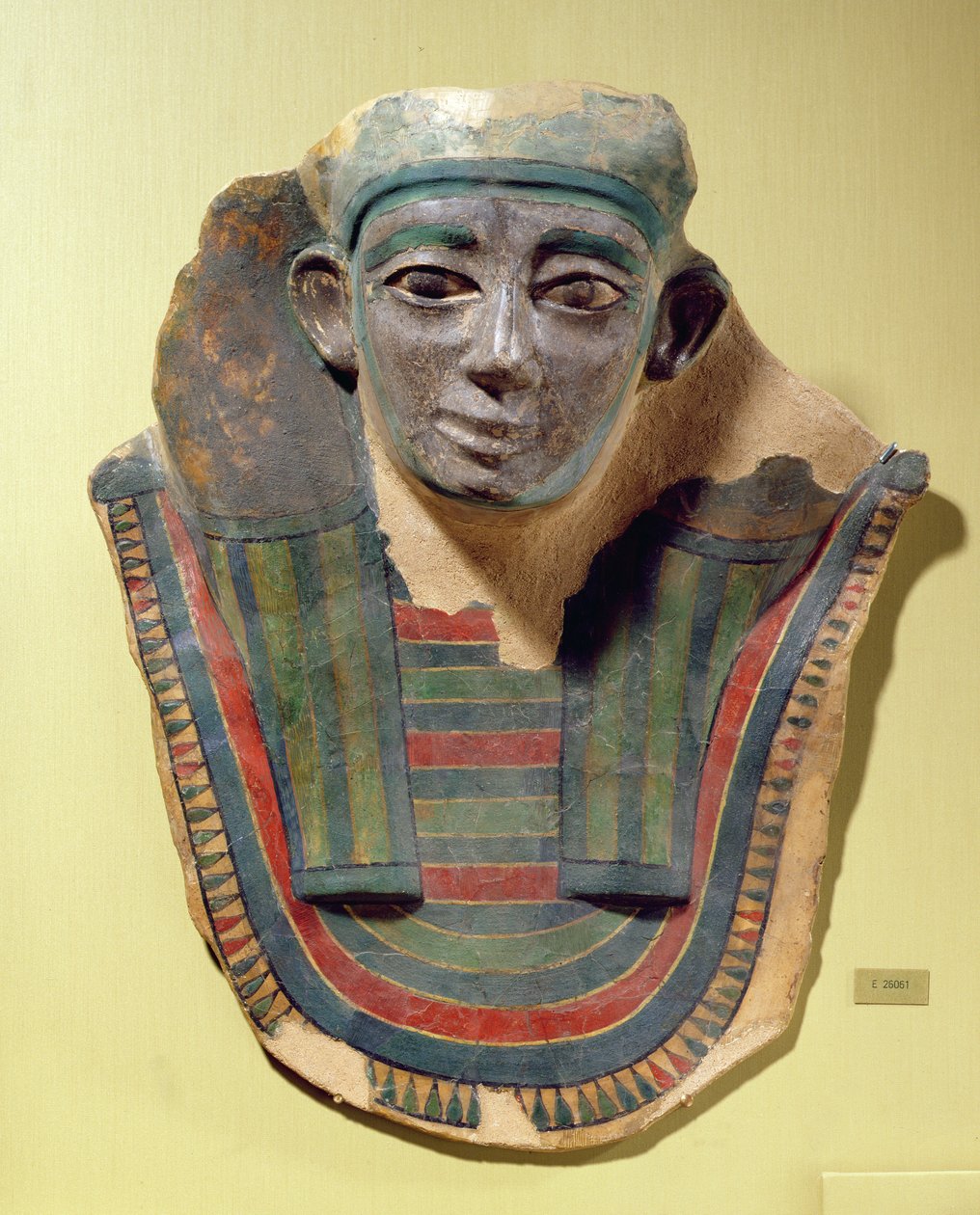 Maschera di mummia, da Mirgissa da Second Intermediate Period Egyptian