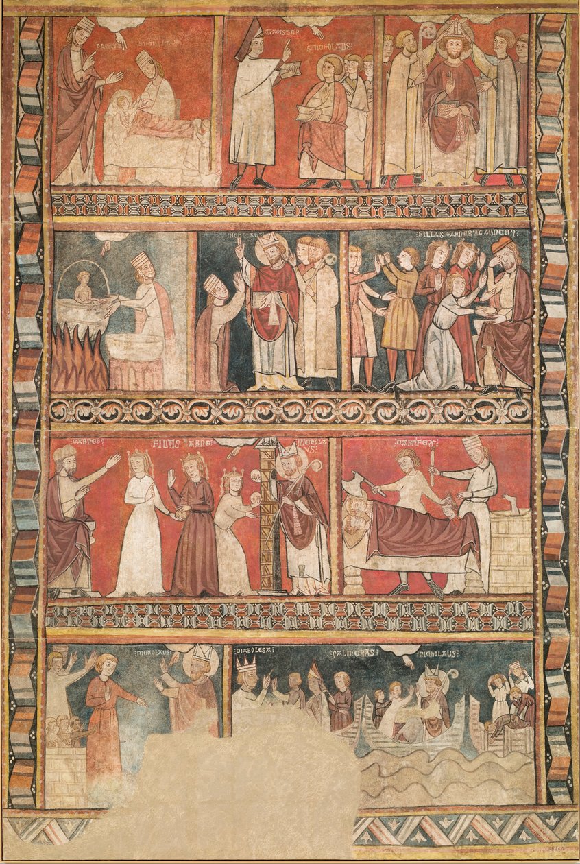 Vita di San Nicola da Second Master of Bierge