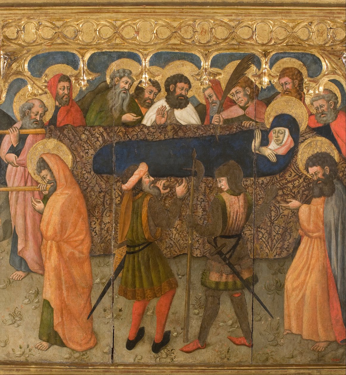 Vergine portata alla sepoltura da Master of Estopiñán