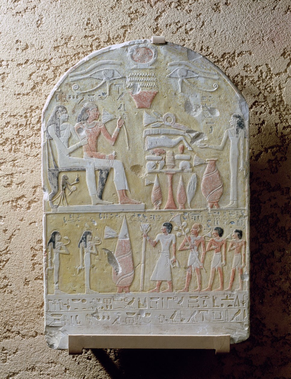 Stele funeraria di Tembu da Second Intermediate Period Egyptian