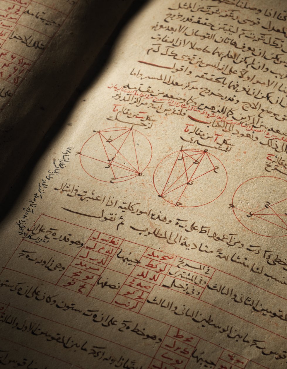 Compendio di trattati su astronomia e matematica di Nasir Al-Din Muhammad bin Al-Hasan Al-Tusi da Seljuq Dynasty