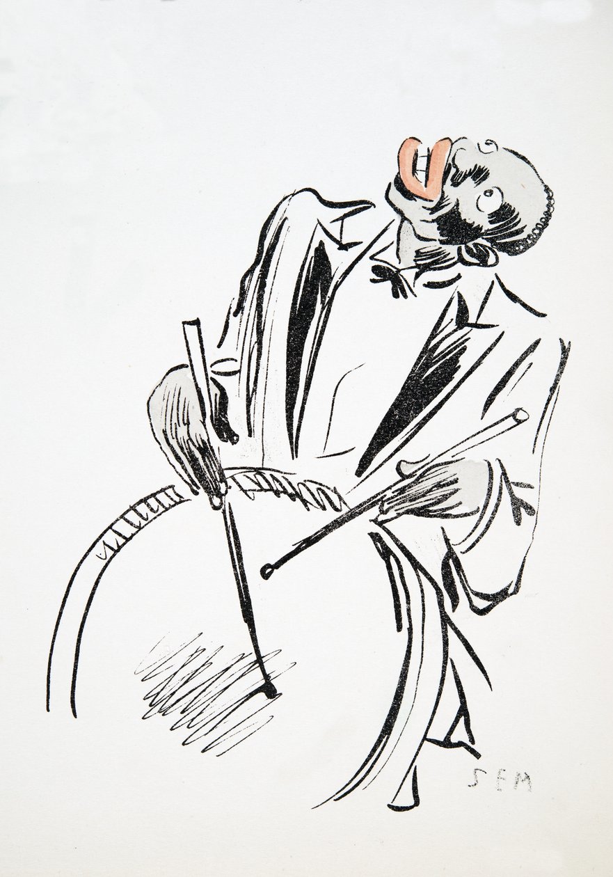 Un batterista, da White Bottoms, pub. 1927 da Sem