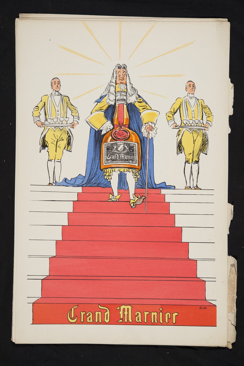 Pubblicità per Grand Marnier, da White Bottoms, pub. 1927 da Sem