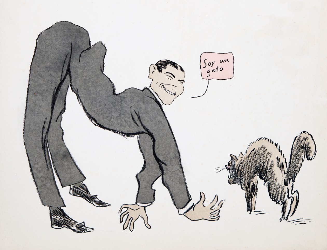 Sono un gatto, da White Bottoms, pub. 1927 da Sem