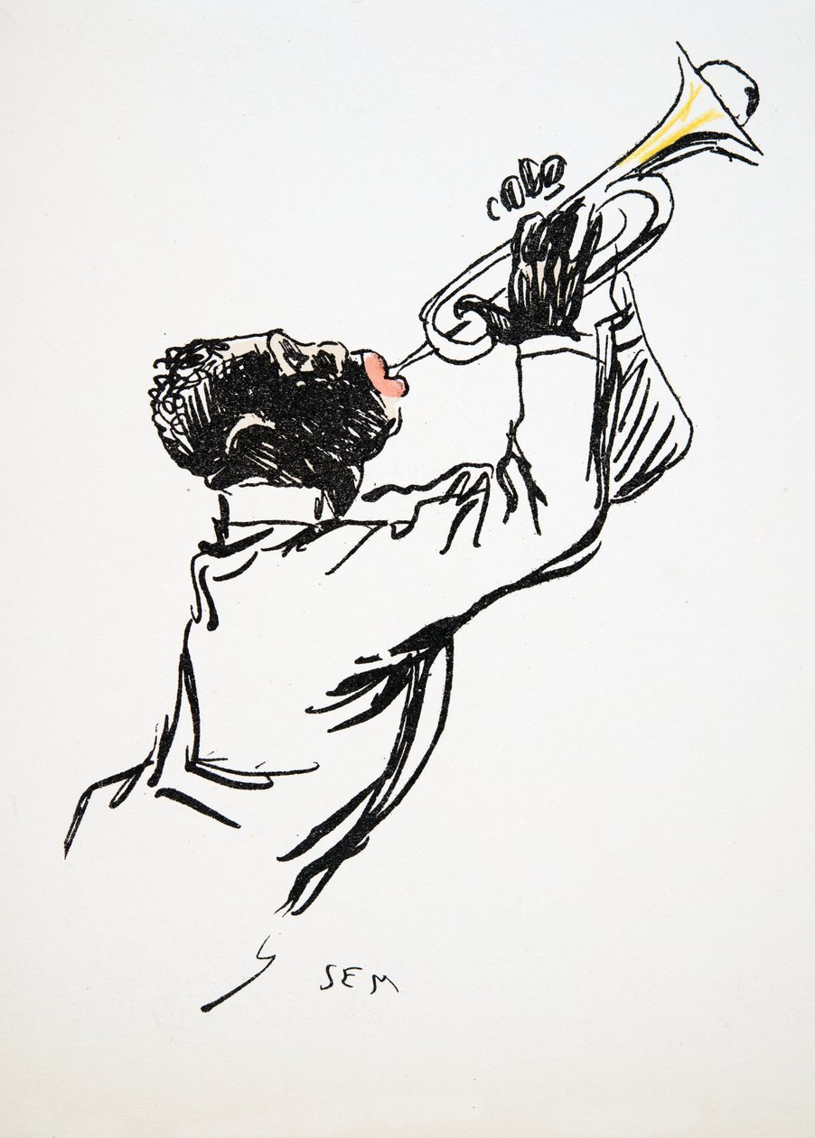 Sassofonista, da White Bottoms, pub. 1927 da Sem