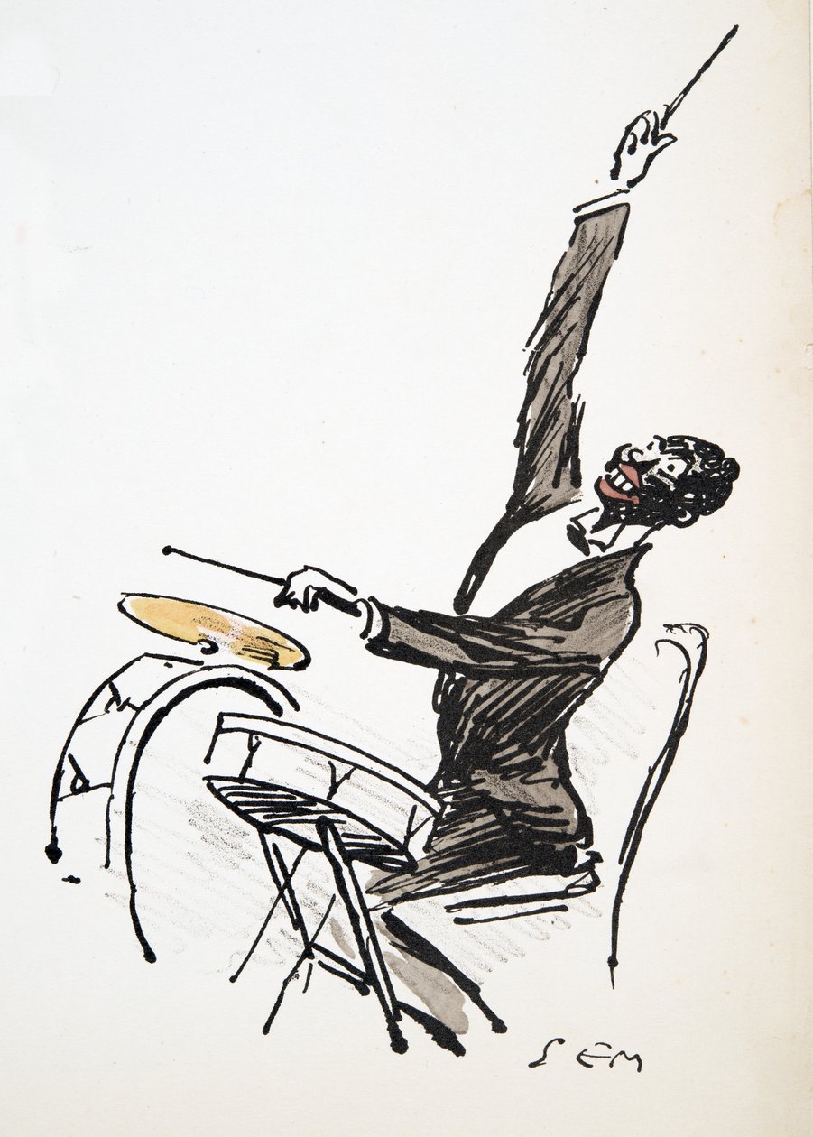 Il batterista, da White Bottoms, pub. 1927 da Sem