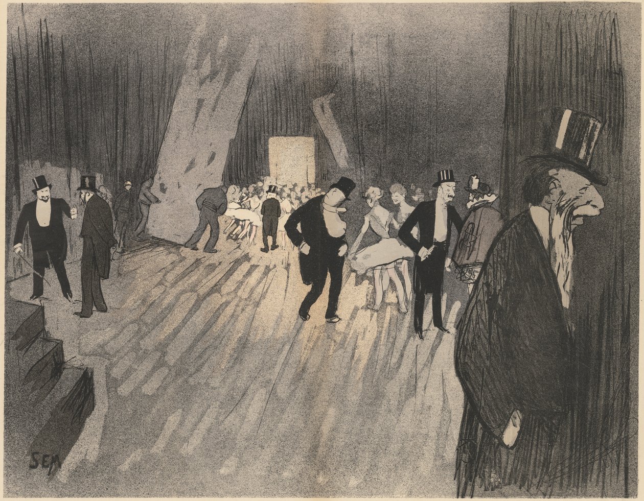 Dietro le Quinte del Balletto da Sem (Georges Gourçat)