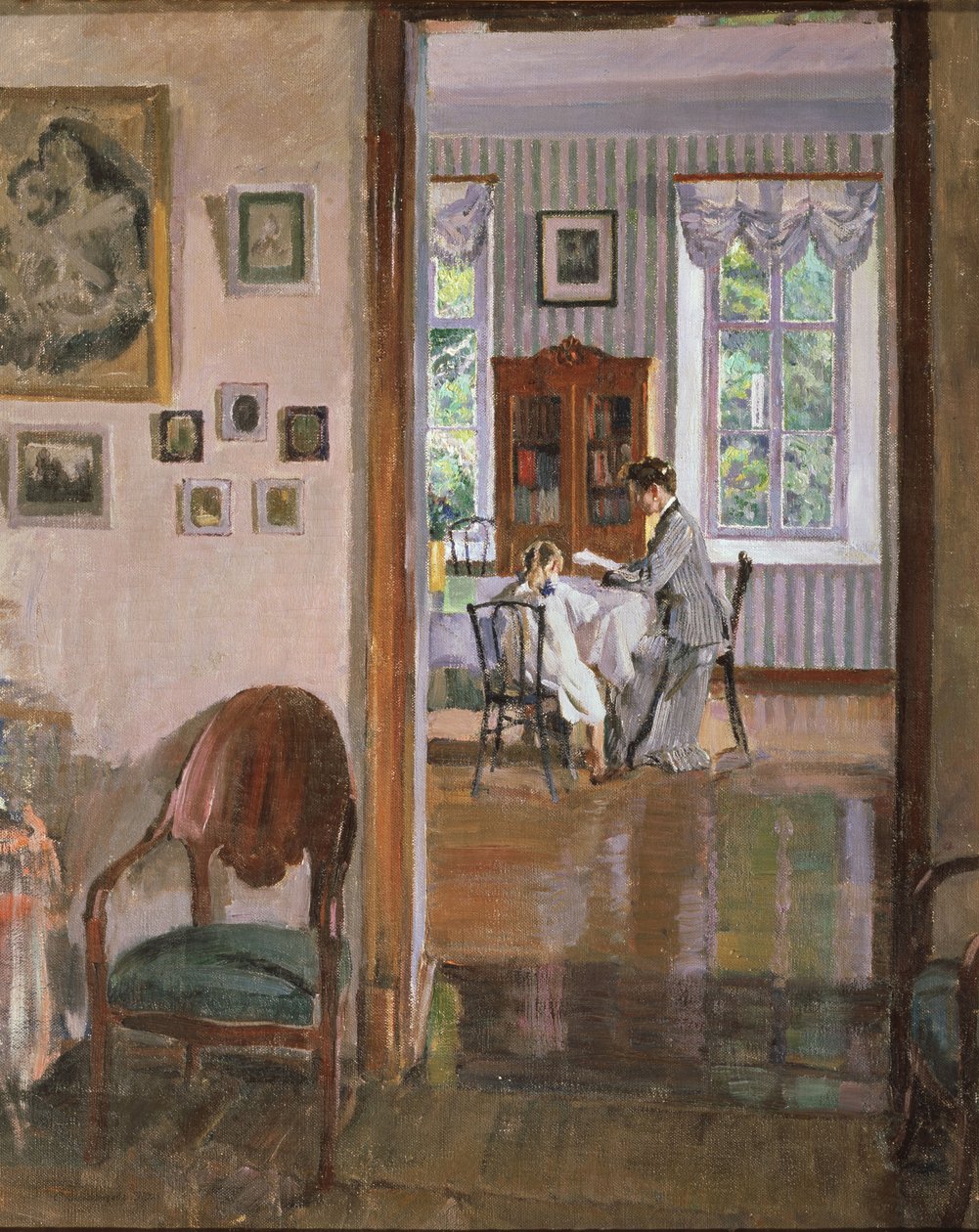 In una casa da Sergei Arsenevich Vinogradov