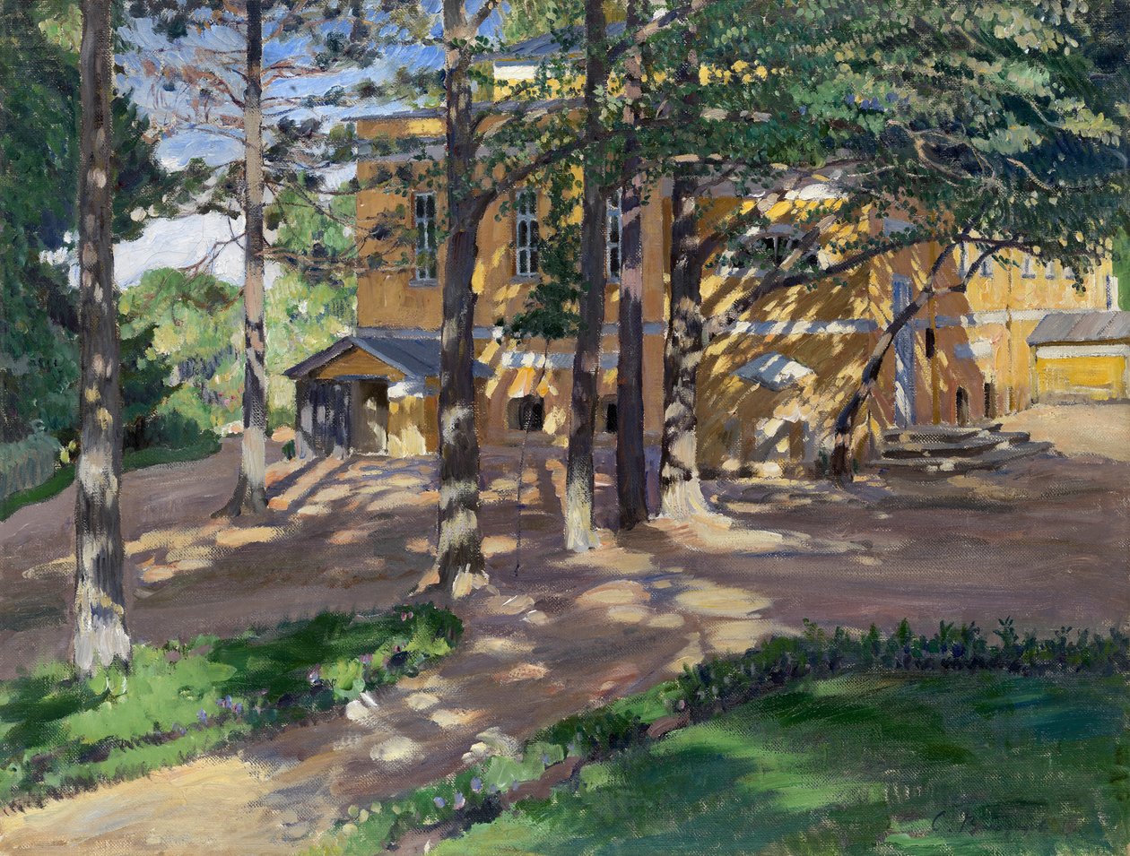 Tenuta di Savva Mamontov ad Abramtsevo da Sergei Arsenevich Vinogradov