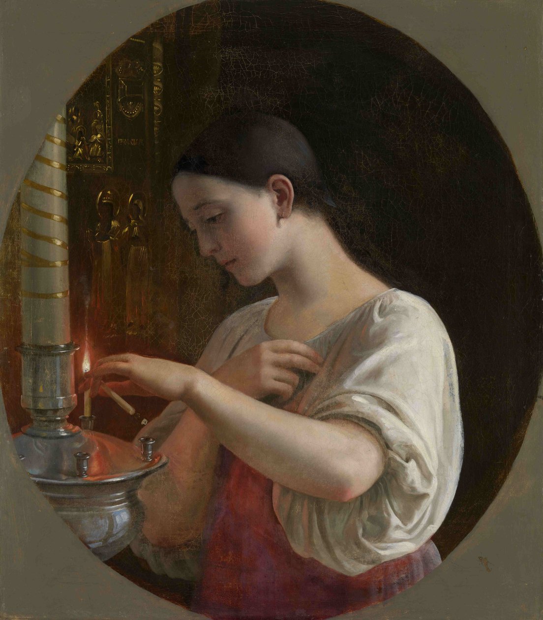 In chiesa da Sergei Ivanovich Gribkov
