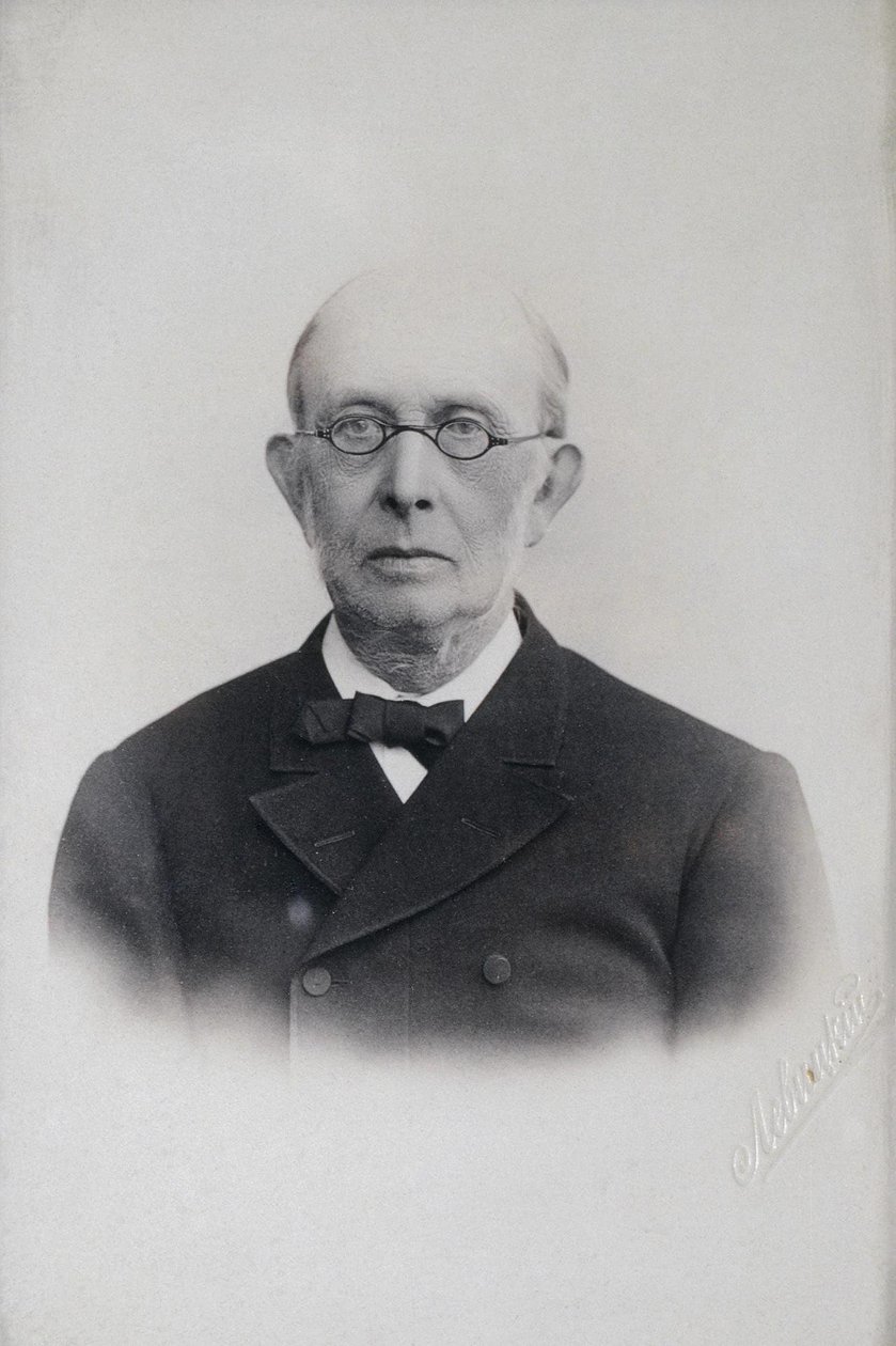 Ritratto di Konstantin Petrovich Pobyedonostsyev 1827-1907, 1902 da Sergei Lvovich Levitsky