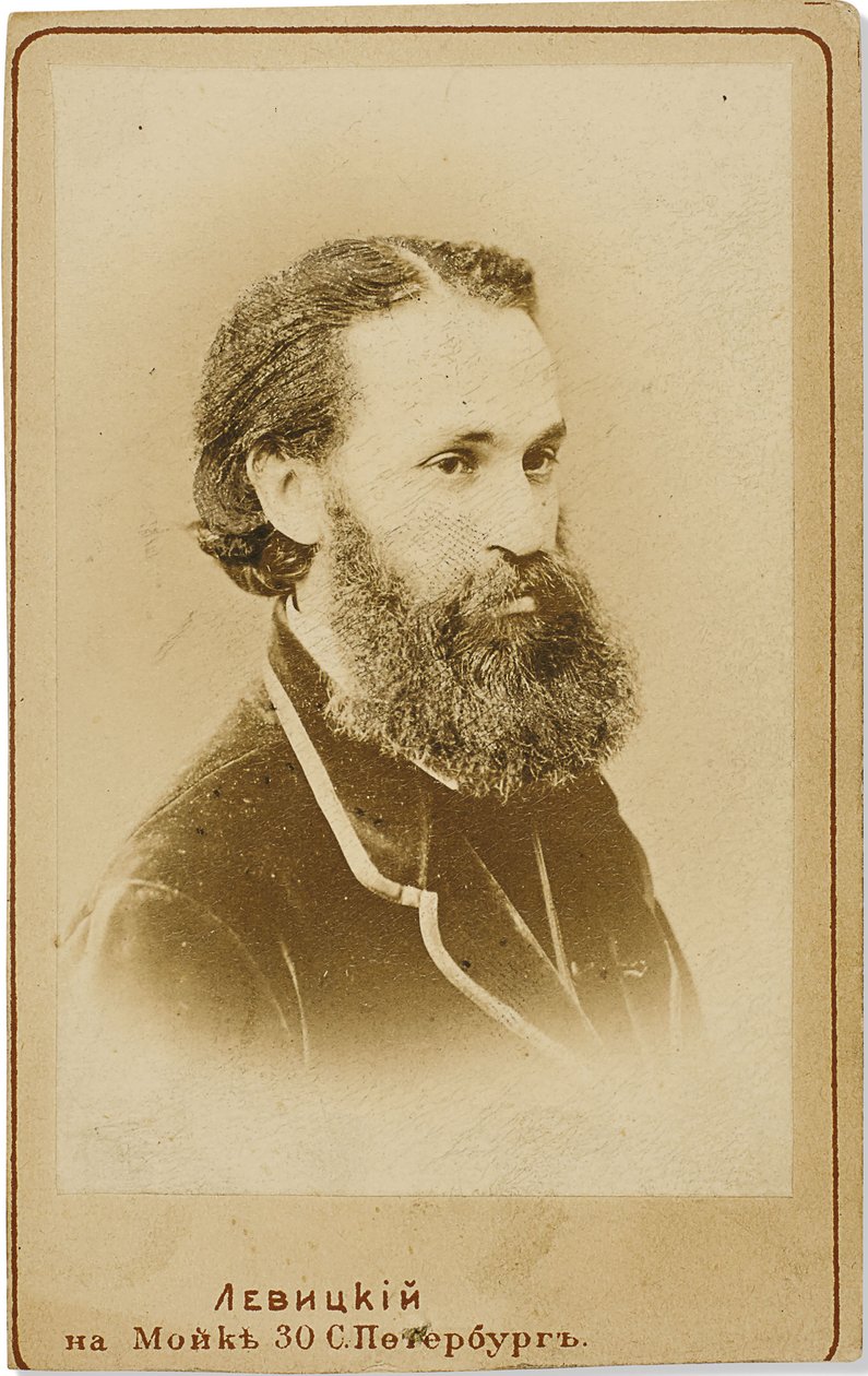 Ritratto del violoncellista Karl Yulievich Davidov 1838-1889, c. 1875 da Sergei Lvovich Levitsky