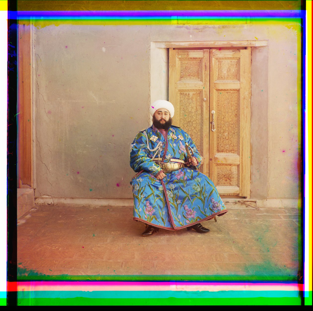 Emiro di Bukhara da Sergei Mikhailovich Prokudin Gorskii