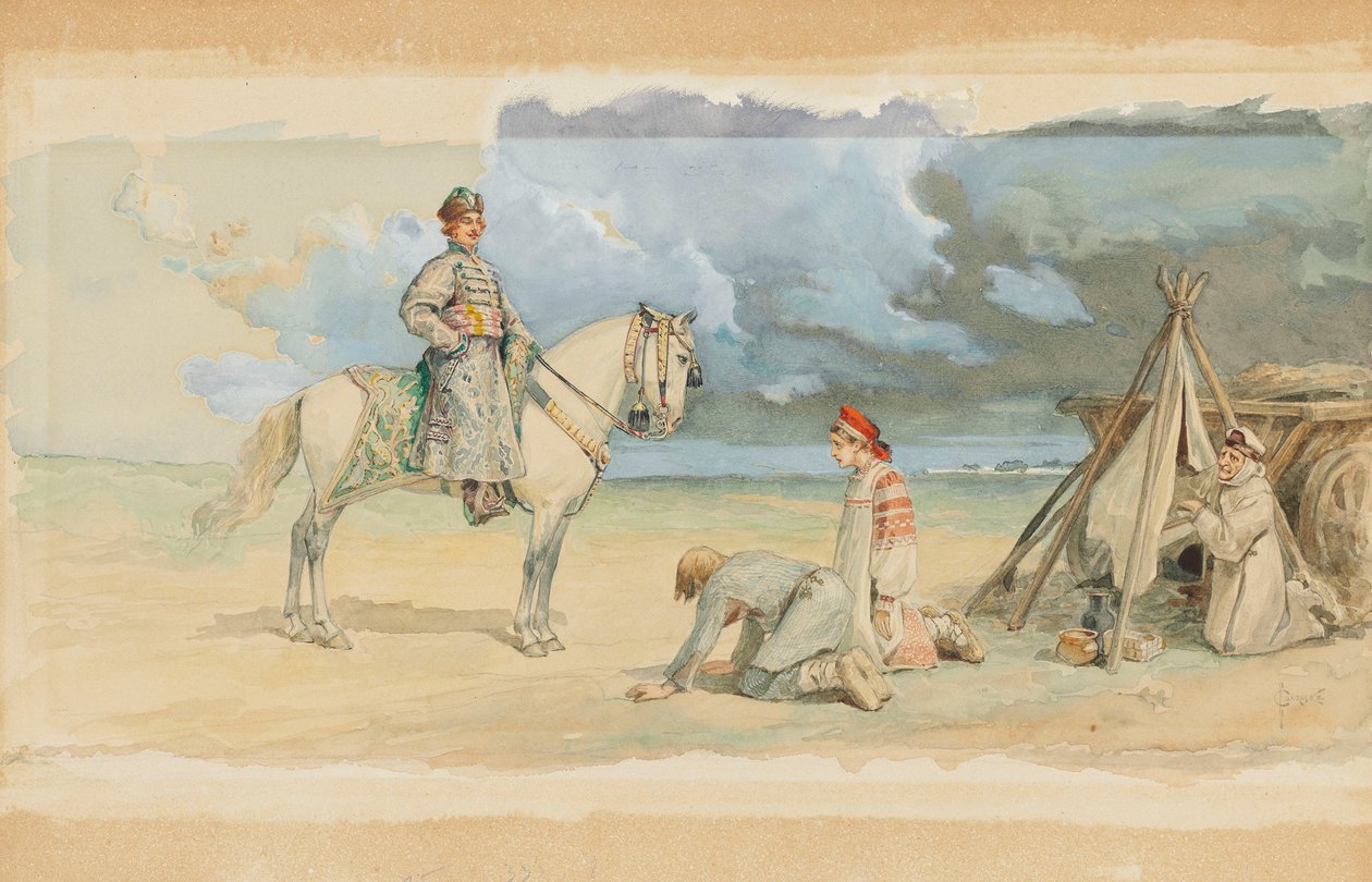 Arrivo del boiardo da Sergei Sergeyevich Solomko