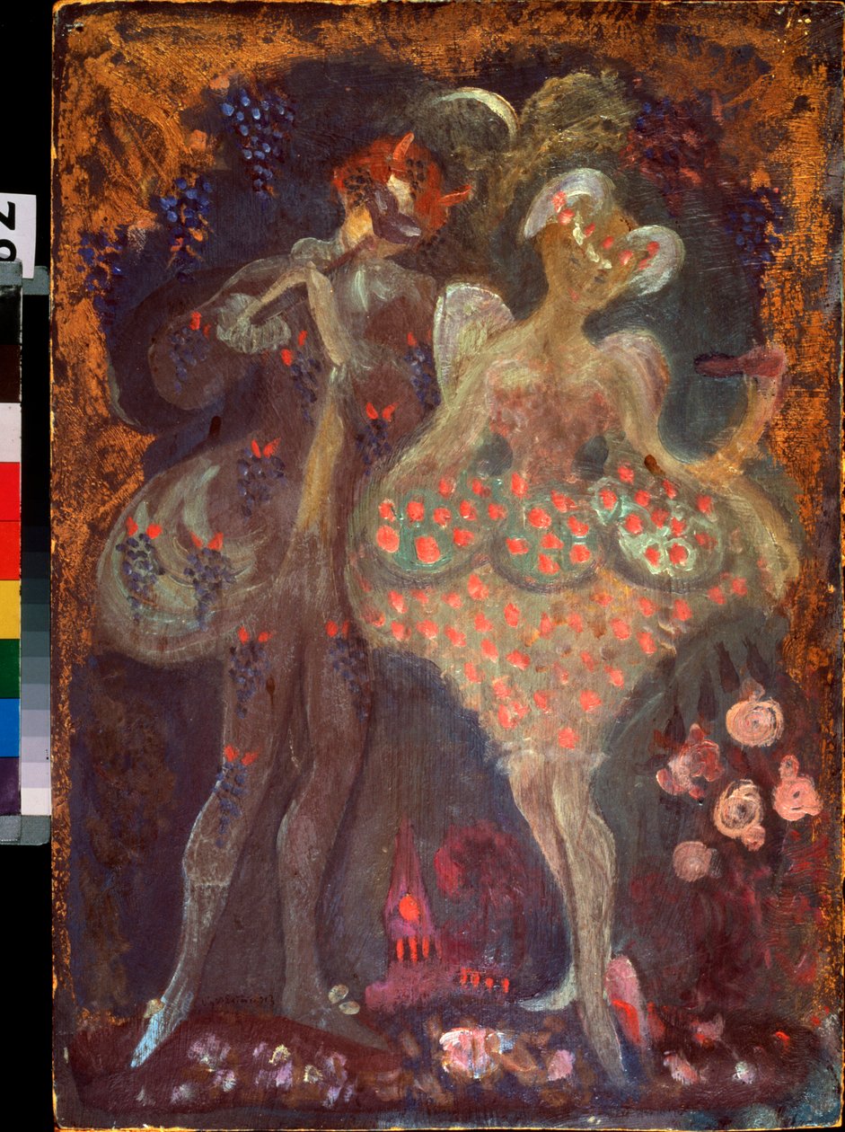 Cupido e un fauno da Sergei Yurevich Sudeikin