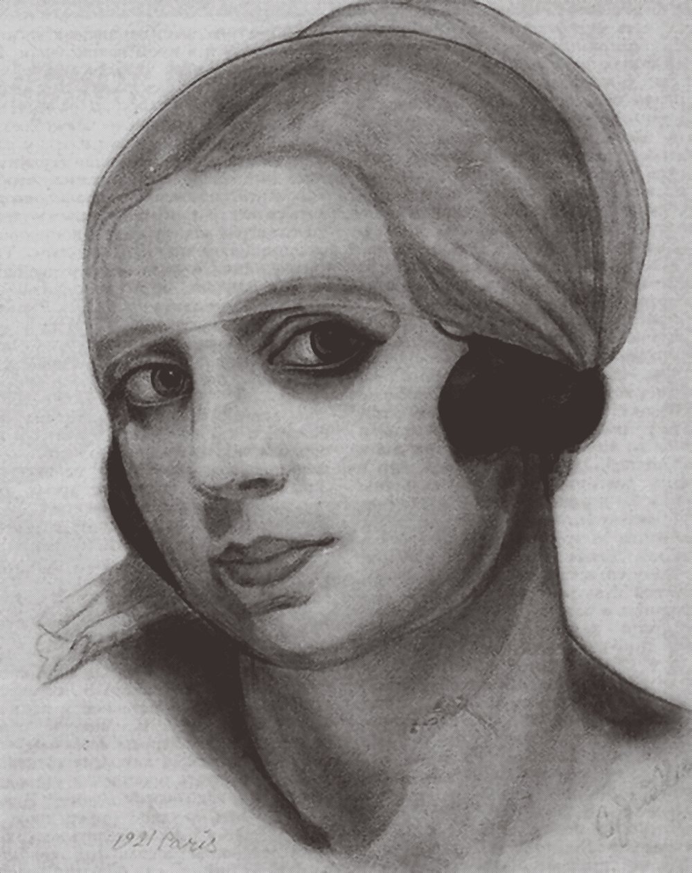 Vera de Bosset Stravinsky, 1921 da Sergei Yurievich Sudeykin